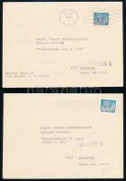 1976 Lendvay Kamilló (1928-2016) Kossuth- és Erkel-díjas zeneszerző, karmester gépelt levelei (2 db)...