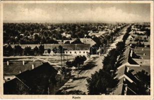 1933 Kevevára, Temeskubin, Kovin; látkép, utca / general view, street (fl)