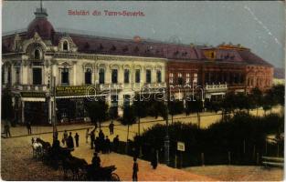 Turnu Severin, Szörényvár; shop of Josef Frisch, M. Spiegel