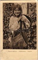 1916 Cigányleány / Zigeunermädchen / Tiganca / Gypsy girl. Kunstanstalt Jos. Drotleff Nr. 403. Hermannstadt + "ZENSURIERT" (EK)