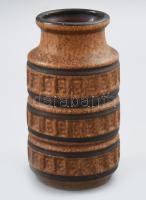 Alaska váza. Német retro kerámia iparművész váza. Kézzel festett, jelzett, hibátlan 15 cm