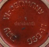 Retro német kerámia váza, jelzéssel, minimális kopással, m: 17 cm