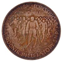 Csehszlovákia 1978. "Érme és Érem Múzeum / 650 éves a Körmöcbányai Verde" ezüstözött fém e...