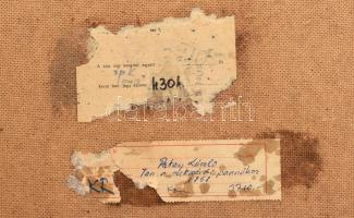 Patay László (1931-2002): Anya gyermekével (tanulmány a szekszárdi pannókhoz), 1983. Szén, papír, je...