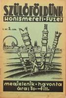 1935-1937 Szülőföldünk. Honismereti füzet. Szerk.: Szepessy Sándor. I. évf. 1. sz. (induló szám), II...