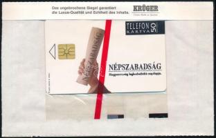 Magyarország Népszabadság 50 egységes használatlan telefonkártya bontatlan csomagolásban