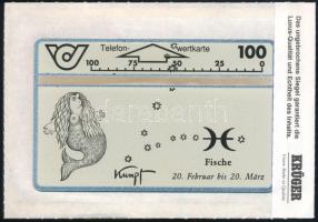 Ausztria Horoszkóp - Halak 100 egységes telefonkártya