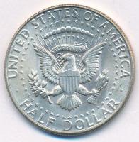 Amerikai Egyesült Államok 1969D 1/2$ Ag "Kennedy" T:AU USA 1969D 1/2 Dollar Ag "Kenne...