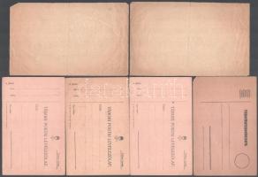 14 db I. világháborús tábori posta levelezőlap, rajtuk ceruzarajzok, karikatúrák (főként háborús, ka...