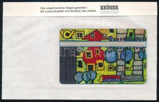 Ausztria - Friedensreich Hundertwasser munkái - "Wir leben im Paradies - wir machen es nur kaputt" telefonkártya