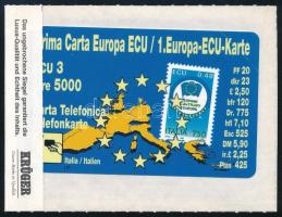Olaszország 1. Europa-Ecu-Karte telefonkártya