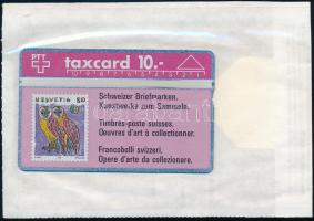 Svájc - bagoly bélyeg telefonkártya