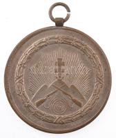 1935. Ezüstözött bronz díjérem, hátoldalán Távgyaloglás 1935.VI.15. I. gravírozással, füllel. Szign.: Berényi (38mm) T:XF kopott ezüstözés