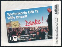 Németország - Willy Brandt telefonkártya