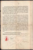 1845 Admont (Ausztria), az Admonti Bencés Apátság által kiállított oltalomlevél (Schirmbrief), fejlé...