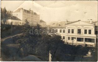 Székelyudvarhely, Odorheiu Secuiesc; Gimnázium és kollégium / boarding school. photo (gyűrődések / creases)