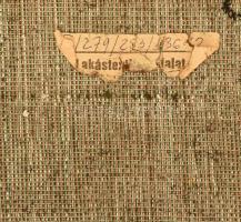 cca 1965-1970 Kőszegi Bútorszövetgyár, "Erika" fali mokett, 75x180 cm, szép állapotban