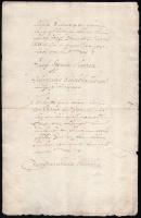 1668 Komárom (Comorn), német nyelvű irat, négy lapból álló, 4 db viaszpecséttel, kissé sérült