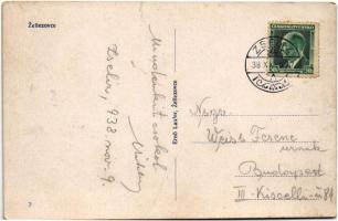 1938 Zselíz, Zeliezovce; Fő utca. Ernő Laufer kiadása / main street