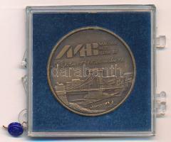 DN "Gróf Széchenyi István / MHB Magyar Hitelbank Rt" bronz emlékérem eredeti, sérült ÁPV t...