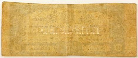 1860. 10Kr "K. K. Hauptmünzamt für Silberscheidemünze" T:F / Austrian Empire 1860. 10 Kreu...