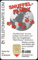 Németország 1993 - Snuffel Family - "Peter Snuffel Schweiz" 20 egységes telefonkártya tanú...