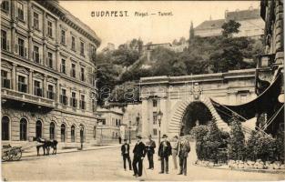 1908 Budapest I. Alagút és dunaparti épületek amik a háborúban megsemmisültek