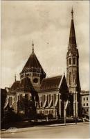 1926 Budapest I. Szilágyi Dezső téri református templom. Csiky Foto