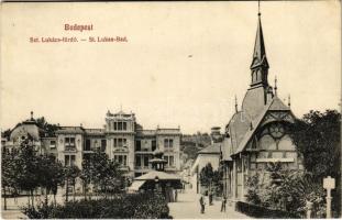 1911 Budapest II. Szt. Lukács fürdő (fl)