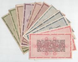 1946. 50.000AP-1.000.000AP (11x, több klf) T:AU-F