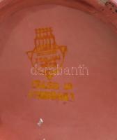 Zsolnay repesztett ökörvér (eozin) mázas porcelán váza, 1960-as évek. Jelzett, apró mázelszíneződéss...