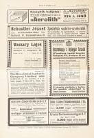 1913 Az Építőipar 37. évf 6 száma. benne a nemzeti színház tervpályázatával, Jakabffy Gyula terveive...