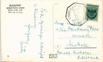 1941 Budapest XIV. Nemzetközi Vásár, Harmatvíz, Dohányjöv., Franck és Zwack likőr pavilonok + So. St...