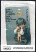 Szlovákia - gyermekkori rák 50 egységes használatlan telefonkártya