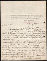 1936 Bp., Mauthner Testvérek és Társai Rt. fejléces papírra írt üzleti levele az újpesti Favorit Bőr...