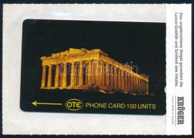 Görögország 1987 - Az Első Mágneses telefonkártya Akropolisz Tesztkártya