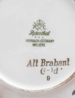 Rosenthal Moliére gyűrűtartó tálka, jelzéssel, kopással, d: 10 cm