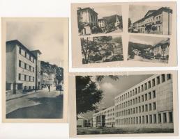 Salgótarján - 6 db modern Képzőművészeti Alap képeslap: Állami áruház, részletek