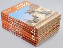 Erdélyi, Felvidéki Bácska Bánát, Kárpátalja.. utakon komplett sorozat 9 kötet jó állapotban