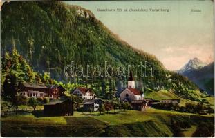 Gaschurn, Gemeinde Gaschurn-Partenen; Vorarlberg, Vallüla / general view, mountains. Verlag J. Bader (EK)