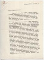 1972 Ortutay Gyula (1910-1978) néprajztudós, politikus, az MTA Néprajzi Kutatócsoport vezetőjének gépelt levele Népzenekutató Csoporttal és Vargyas Lajos (1914-2007) folklorista kutatástervezetével kapcsolatban Köpeczi Béla (1921-2010) az MTA főtitkára részére (1972-1975),4 gépelt oldal, saját kezű aláírással.