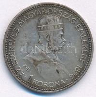 1896KB 1K Ag "Millennium" T:VF patina Adamo K5.2