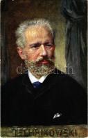 Pyotr Ilyich Tchaikovsky orosz zeneszerző, titkolnia kellett homoszexualitását, többször kapott idegösszeroppanást / Russian composer. B.K.W.I. 874-23.