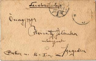 1907 Medicus Hölgy. "Ne legyél doktor" - írja a feladó, kézzel rajzolt lap / Female doctor...