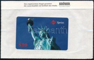 Amerikai Egyesült államok - Sprint - prepaid Szabadság-szobor telefonkártya