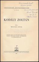 Molnár Antal: Kodály Zoltán. Népszerű Zenefüzetek 4. sz. Bp., 1936, Somló Béla, 1 t. + 58+(6) p. Kia...