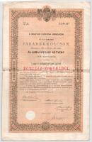 Budapest 1892-1903. "Magyar Korona Országai 4%-kal kamatozó Járadékkölcsön" államadóssági ...