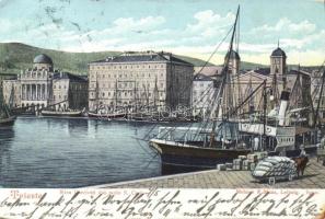 Trieste, Riva Carciotti, Molo San Carlo