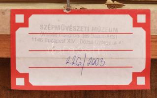 Olvashatatlan jelzéssel (H. K...), feltehetően német v. osztrák festő, XIX. sz. vége/XX. sz. eleje: ...