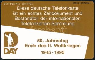 Németország - D-nap/Második világháború -A második világháború végének 50. évfordulója 1995 telefonk...